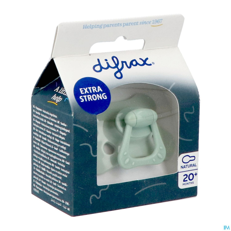 Difrax sucette natural 20m+ special edition green