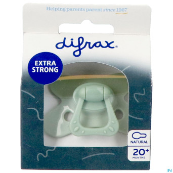 Difrax sucette natural 20m+ special edition green