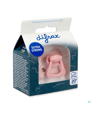 Difrax sucette natural 20m+ spec.edition pink opal