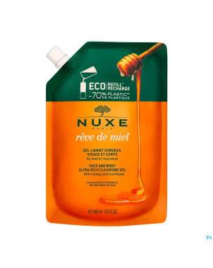 Nuxe reve de miel gel lavant recharge eco    400ml