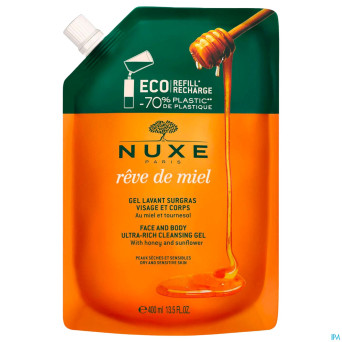Nuxe reve de miel gel lavant recharge eco    400ml
