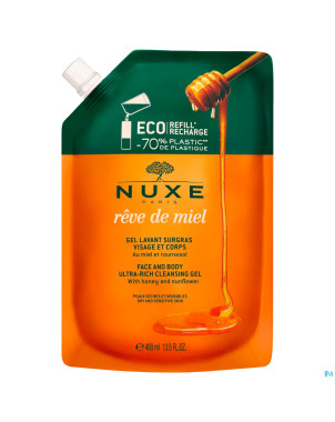 Nuxe reve de miel gel lavant recharge eco    400ml