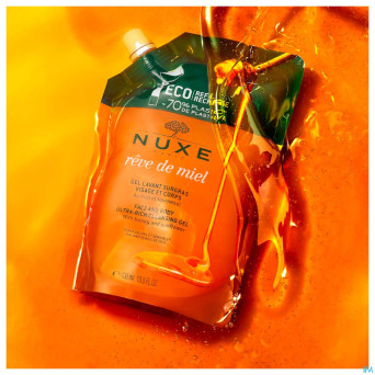 Nuxe reve de miel gel lavant recharge eco    400ml