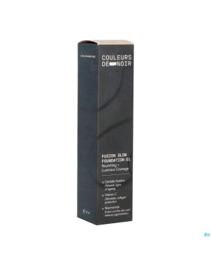 Couleurs de noir fus.glow fdt 01 c. rose 30ml