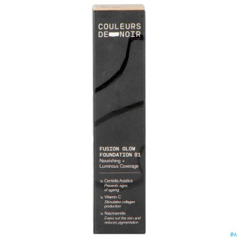 Couleurs de noir fus.glow fdt 01 c. rose 30ml