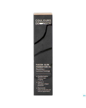 Couleurs de noir fus.glow fdt 01 c. rose 30ml