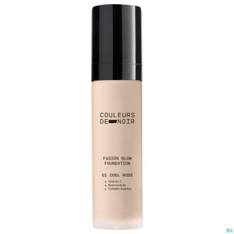 Couleurs de noir fus.glow fdt 01 c. rose 30ml
