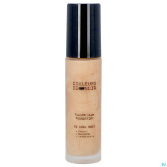 Couleurs de noir fus.glow fdt 01 c. rose 30ml