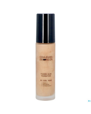 Couleurs de noir fus.glow fdt 01 c. rose 30ml