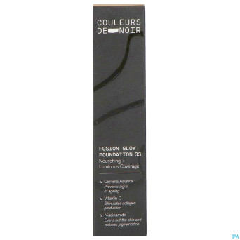 Couleurs de noir fus.glow fdt 03 b. rose 30ml