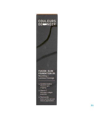 Couleurs de noir fus.glow fdt 06 w. rose 30ml