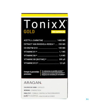 Tonixx gold    caps 180 nf