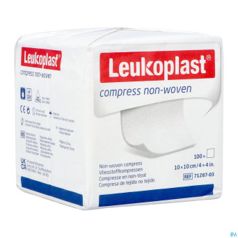 Leukoplast compress n/woven n/st. 10cmx10cm    100