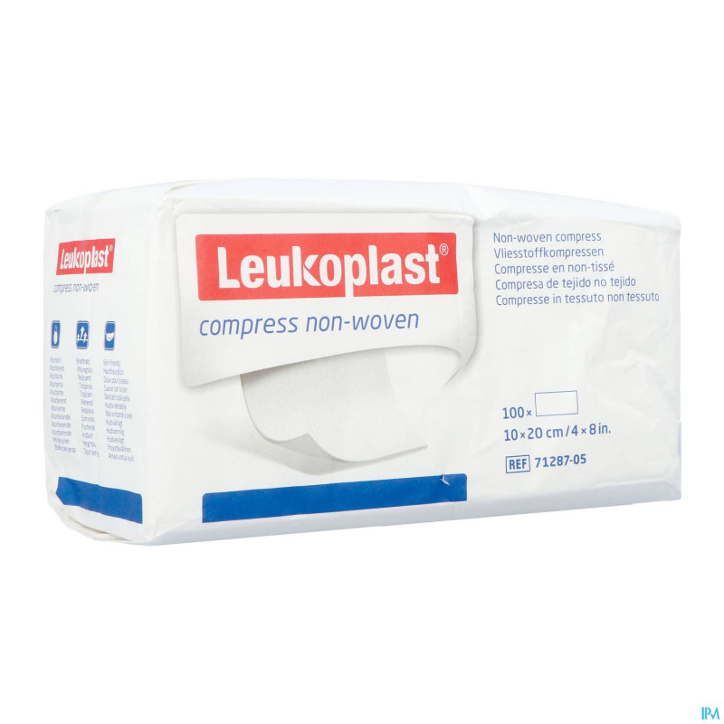 Leukoplast compress n/woven n/st. 10cmx20cm    100