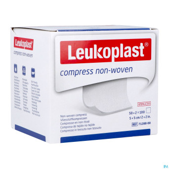 Leukoplast compress n/woven st. 5cmx5cm    50x2
