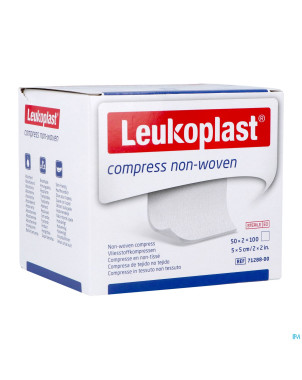Leukoplast compress n/woven st. 5cmx5cm    50x2
