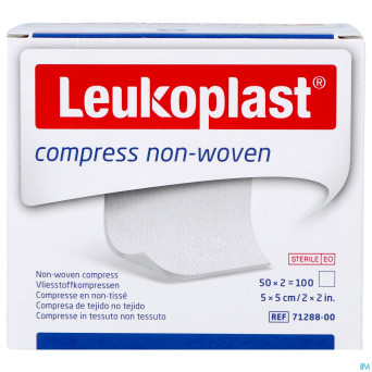 Leukoplast compress n/woven st. 5cmx5cm    50x2