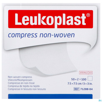 Leukoplast compress n/woven st. 7,5cmx7,5cm   50x2