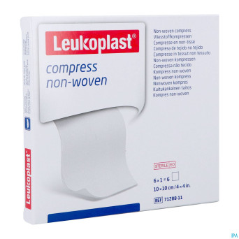Leukoplast compress n/woven st. 10cmx10cm    6