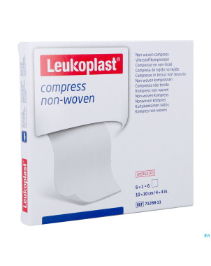 Leukoplast compress n/woven st. 10cmx10cm    6