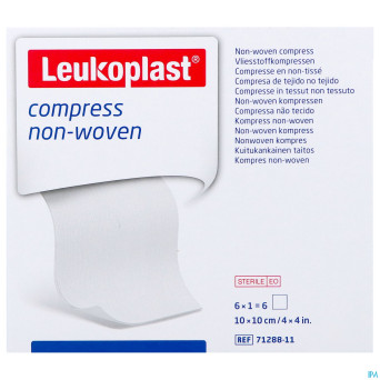 Leukoplast compress n/woven st. 10cmx10cm    6