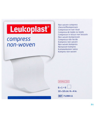 Leukoplast compress n/woven st. 10cmx10cm    6