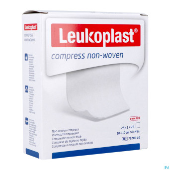 Leukoplast compress n/woven st. 10cmx10cm    25