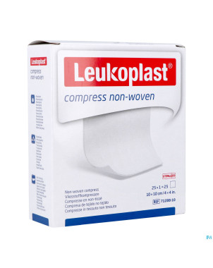Leukoplast compress n/woven st. 10cmx10cm    25
