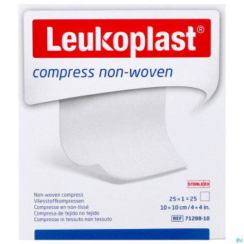 Leukoplast compress n/woven st. 10cmx10cm    25