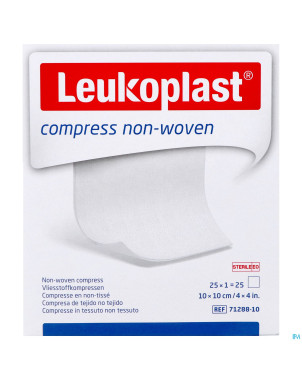 Leukoplast compress n/woven st. 10cmx10cm    25