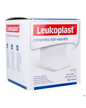 Leukoplast compress n/woven st. 10cmx10cm    50x2
