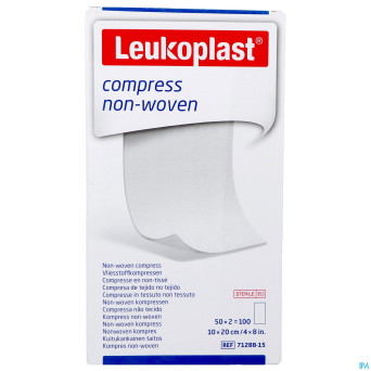 Leukoplast compress n/woven st. 10cmx20cm    50x2