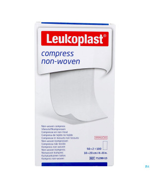Leukoplast compress n/woven st. 10cmx20cm    50x2