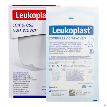 Leukoplast compress n/woven st. 10cmx20cm    50x2