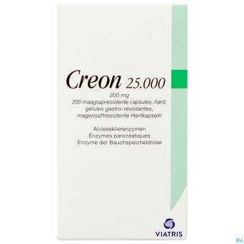 Creon 25000 gastroresist    caps 200 x 300 mg