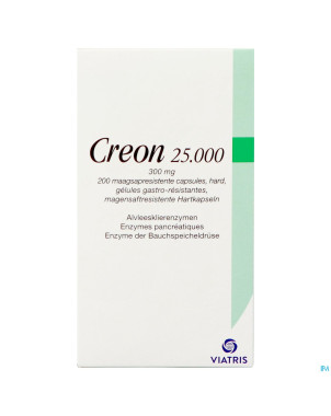 Creon 25000 gastroresist    caps 200 x 300 mg