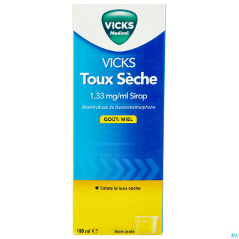 Vicks toux seche sirop    180ml