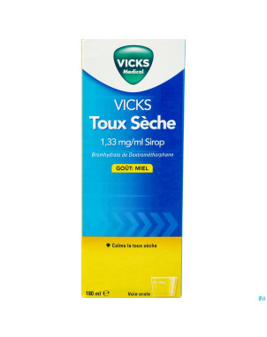 Vicks toux seche sirop    180ml