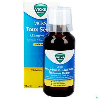 Vicks toux seche sirop    180ml