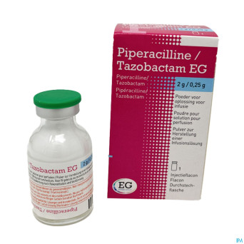 Piperacilline tazobact. eurogenerics 2g/0,25g fl 1