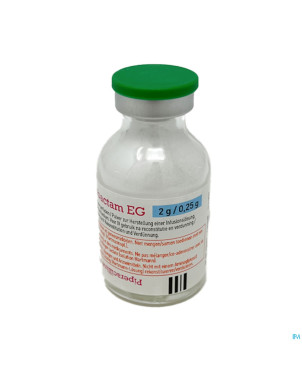 Piperacilline tazobact. eurogenerics 2g/0,25g fl 1