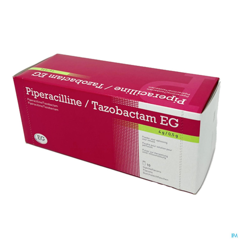 Piperacilline tazobact. eurogenerics 4g/0,5g  fl 1