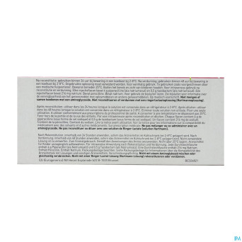 Piperacilline tazobact. eurogenerics 4g/0,5g  fl 1