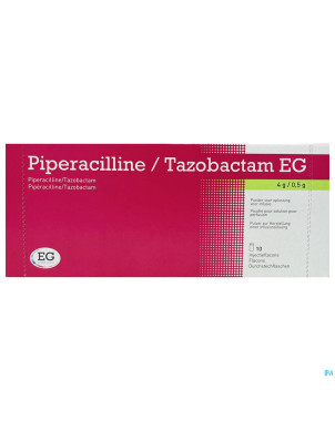 Piperacilline tazobact. eurogenerics 4g/0,5g  fl 1