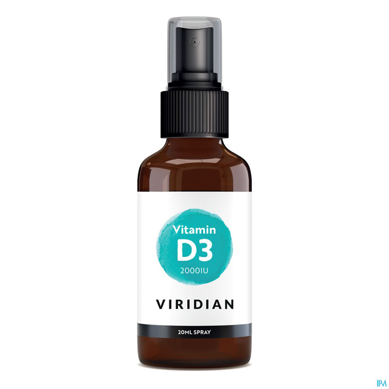Viridian vitamin d3 2000iu    spray 20ml