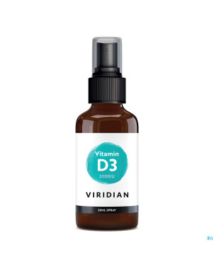 Viridian vitamin d3 2000iu    spray 20ml