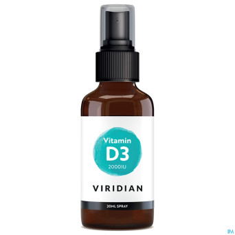 Viridian vitamin d3 2000iu    spray 20ml