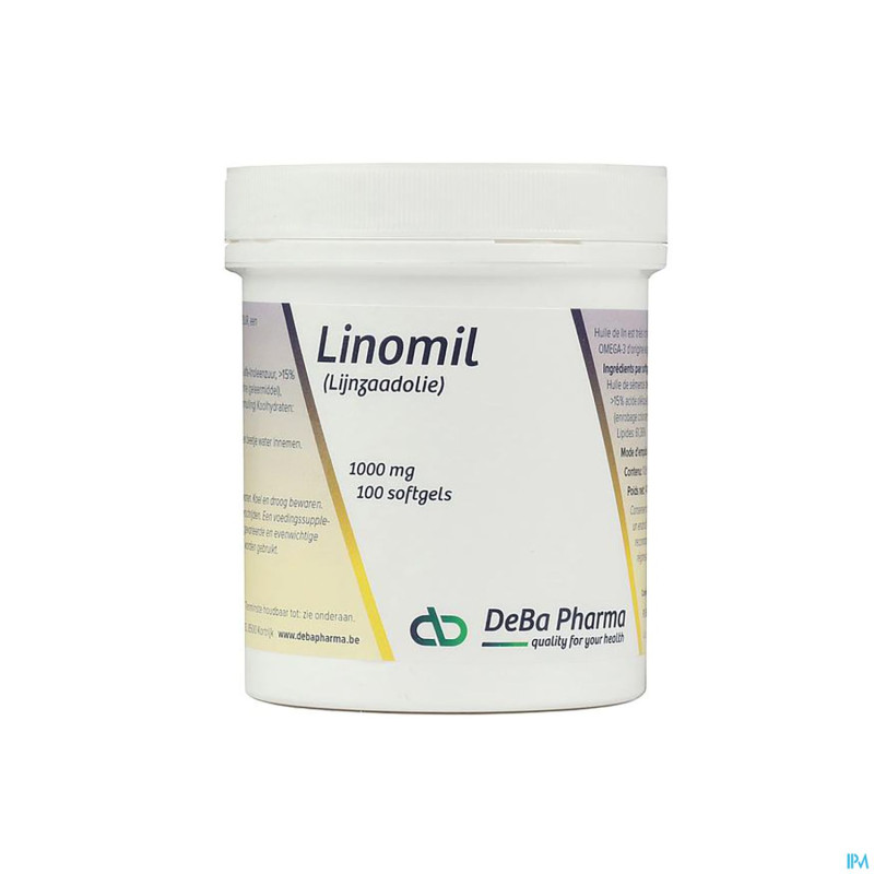 Linomil + vit e 10mg    softgels 100 deba