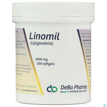 Linomil + vit e 10mg    softgels 100 deba