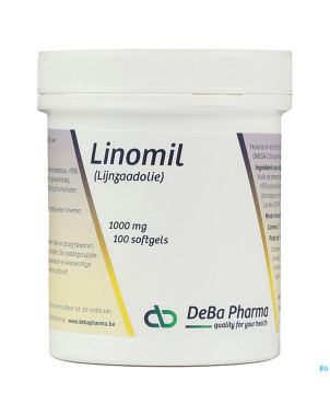 Linomil + vit e 10mg    softgels 100 deba